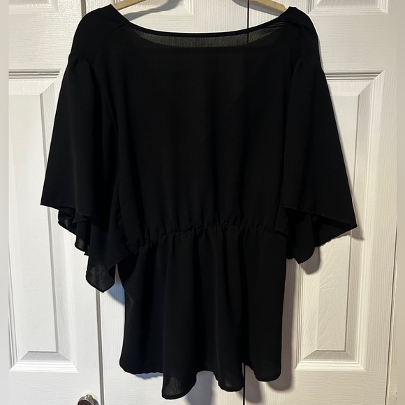 🖤 SHEIN Curve Black Peplum Blouse - 1XL - Picture 3 of 3